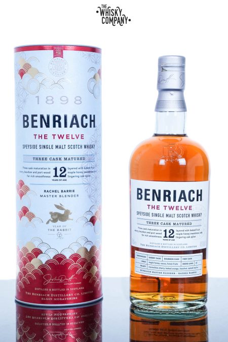 BenRiach The Twelve 12 Years Old Chinese New Year - Rabbit 2023 Edition Speyside Single Malt Scotch Whisky (700ml)