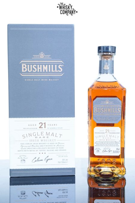 Bushmills Aged 21 Years Irish Single Malt Whiskey (700ml)