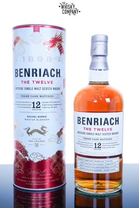 BenRiach The Twelve 12 Years Old Chinese New Year - Dragon 2024 Edition Speyside Single Malt Scotch Whisky (700ml)