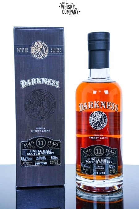 Dufftown Aged 11 Years Oloroso Sherry Cask Finish Single Malt Scotch Whisky - Darkness (500ml)