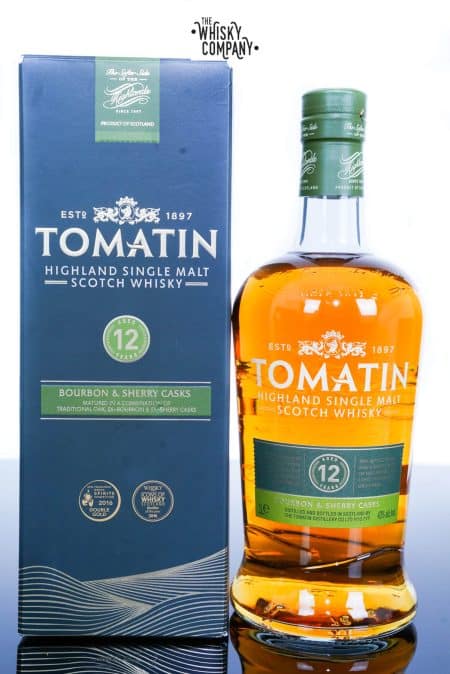 Tomatin 12 Years Old Highland Single Malt Scotch Whisky (1000ml)